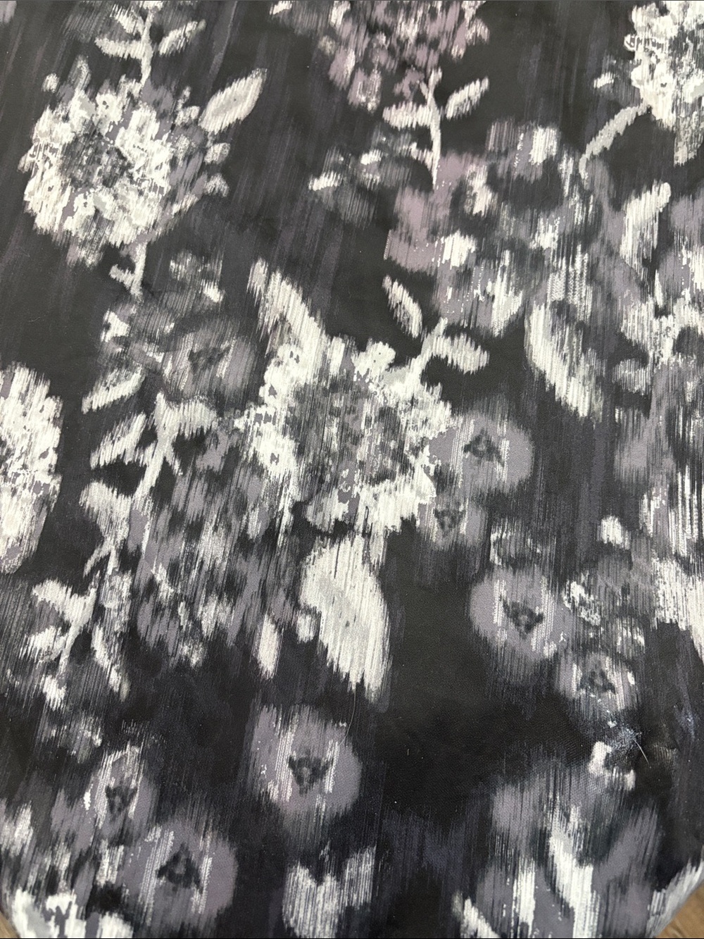 New York & Company Black and Gray Floral Pencil Skirt - Picture 6 of 6